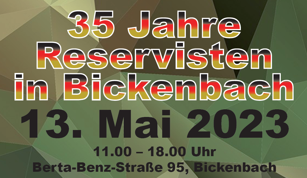 35 Jahre Reservisten in Bickenbach