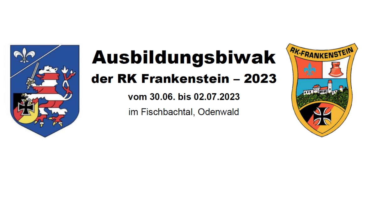 Ausbildungsbiwak der RK Frankenstein 2023